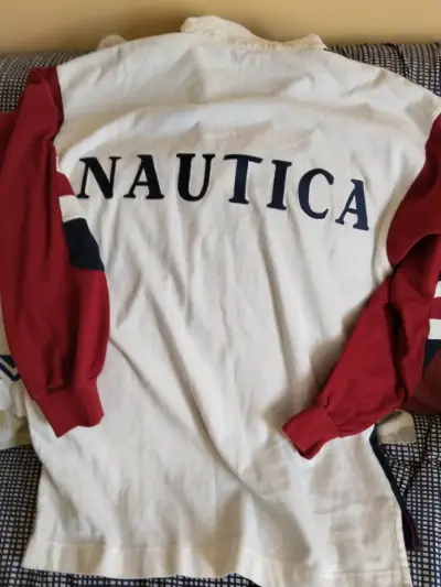 Polera de rugby Nautica azul y roja - miniatura 2