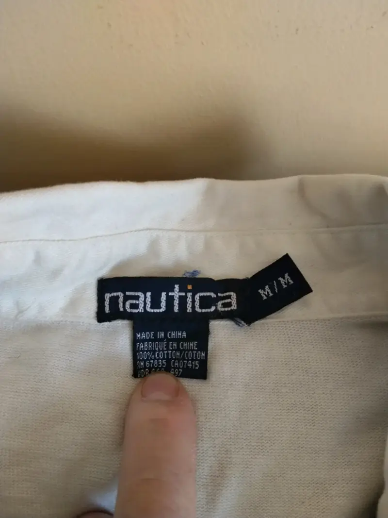 Polera de rugby Nautica azul y roja - 4