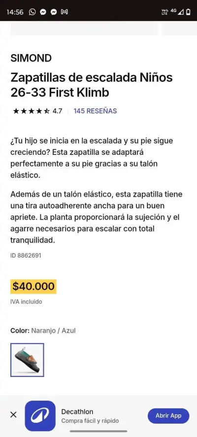 Zapatos de escalada - miniatura 3