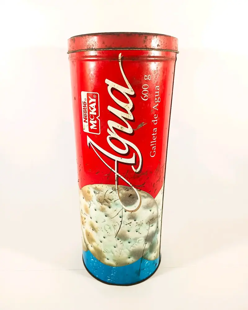 Caja metálica de Galletas de Agua McKay. - 1