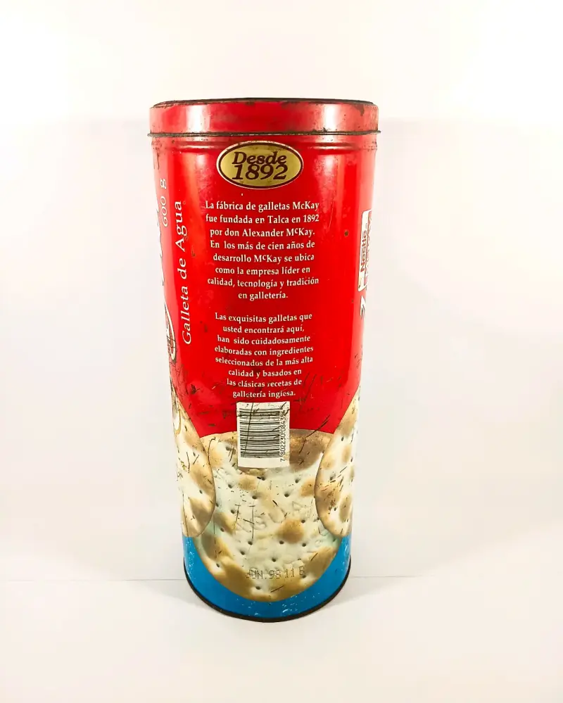 Caja metálica de Galletas de Agua McKay. - 2