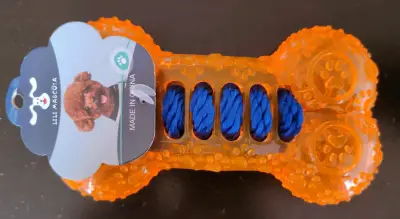Juguete mordedor para perro con cuerda resistente - miniatura 1