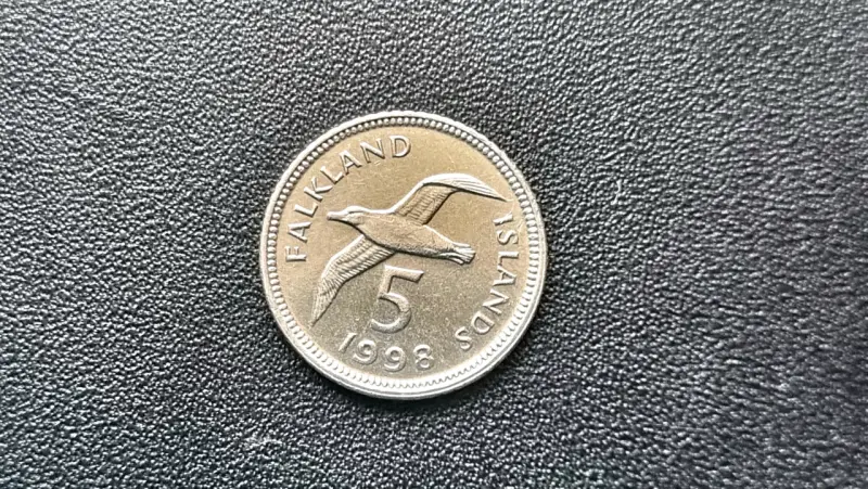 Moneda Plata 100 pesetas España. Falkland. - 4