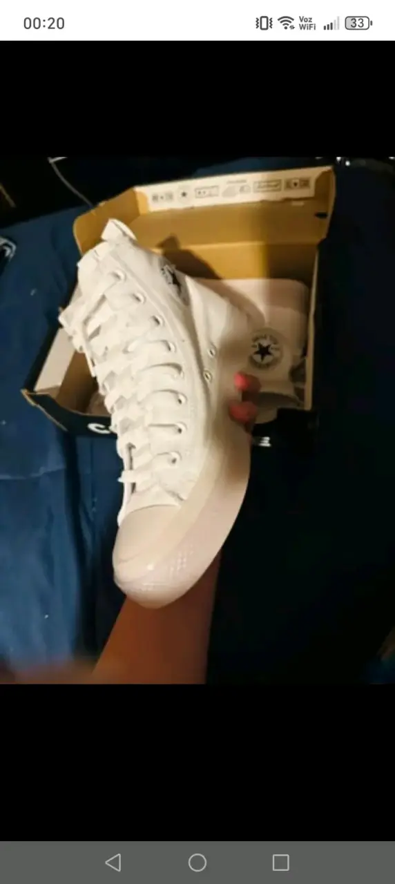 Zapatillas blancas de lona Converse - 2