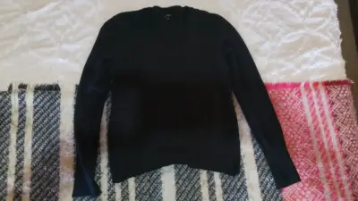 Suéter negro de lana para mujer Marquis - miniatura 1