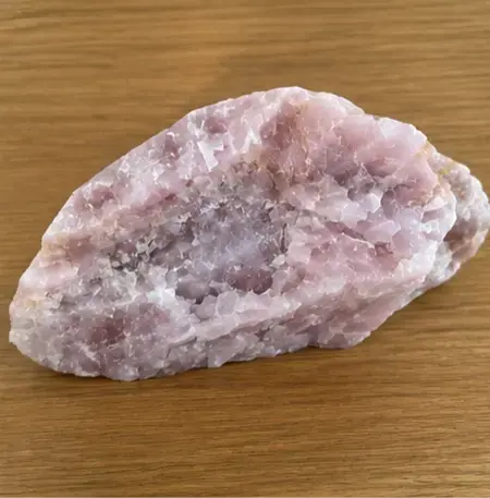 Piedra de cuarzo rosa natural 3.9 kg - 5