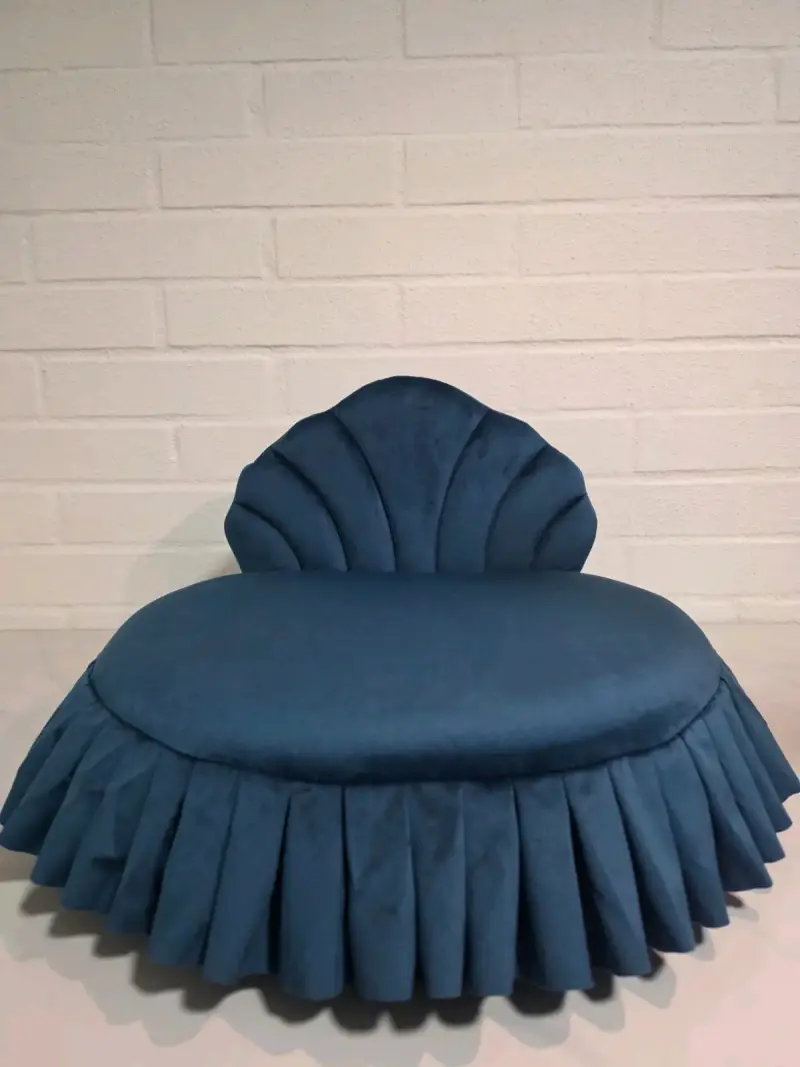 Cama para mascotas diseño premium azul - 1