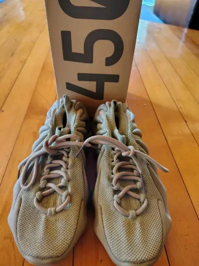 Zapatillas deportivas Yeezy 450 color beige - miniatura 1