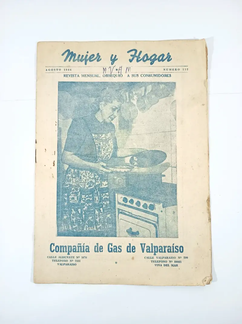Antiguas revistas Compañía de Gas de Valparaíso. - 2