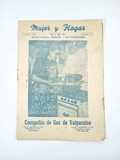 Antiguas revistas Compañía de Gas de Valparaíso. - miniatura 2