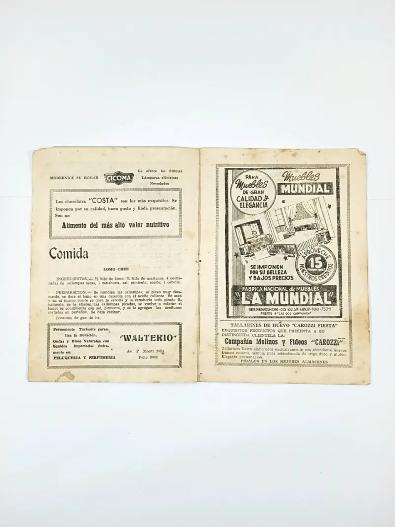 Antiguas revistas Compañía de Gas de Valparaíso. - 4