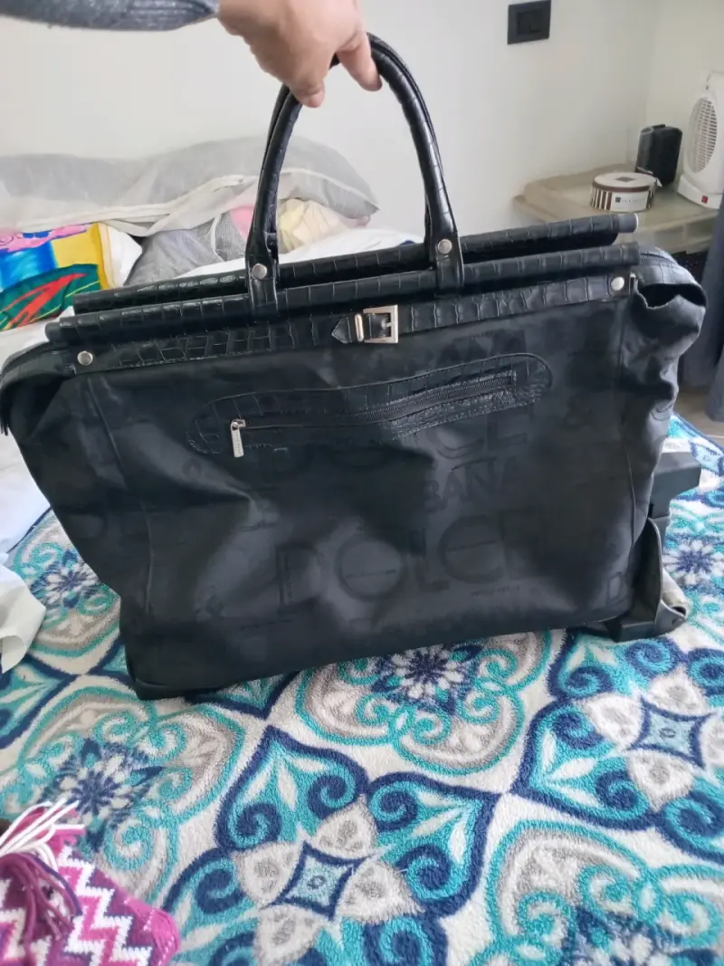 Bolso de viaje negro elegante - 1