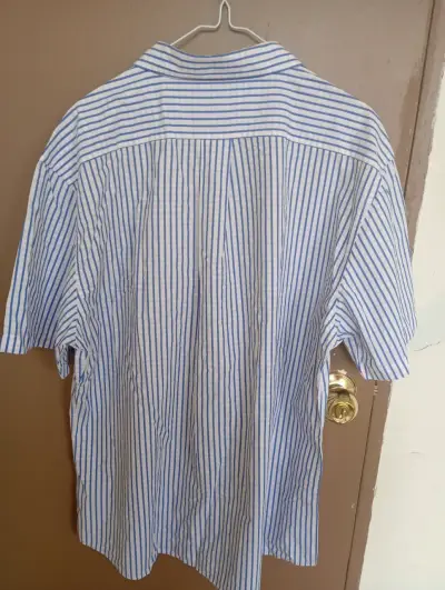 Camisa a rayas azul y blanca La Martina - miniatura 2