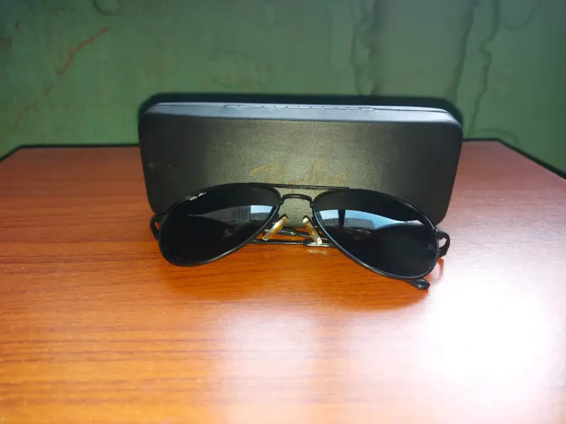 Gafas de sol Ray-Ban Aviator negras - 1
