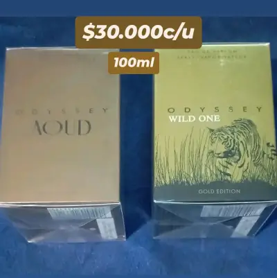 Perfumes Árabes  Odyssey Aoud y Wild One 100ml - miniatura 1