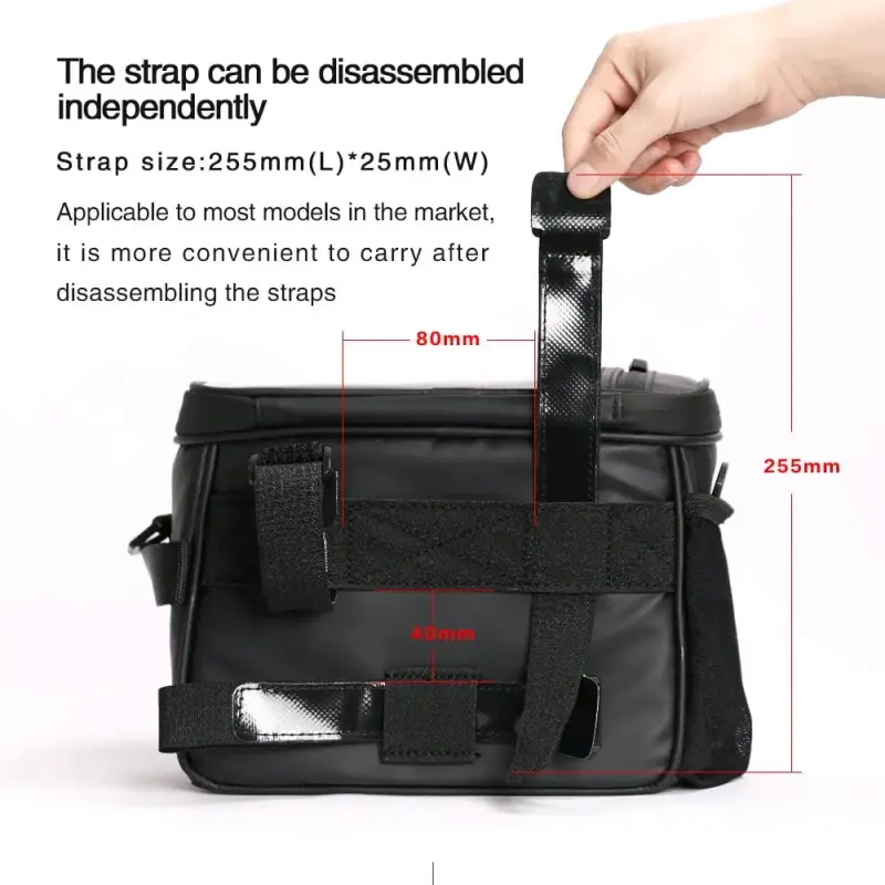 Bolso impermeable frontal para bicicleta - 3