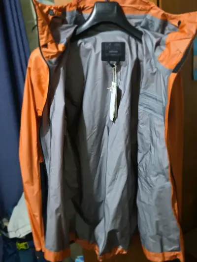 Chaqueta impermeable Adidas Terrex Gore-Tex naranja - miniatura 2