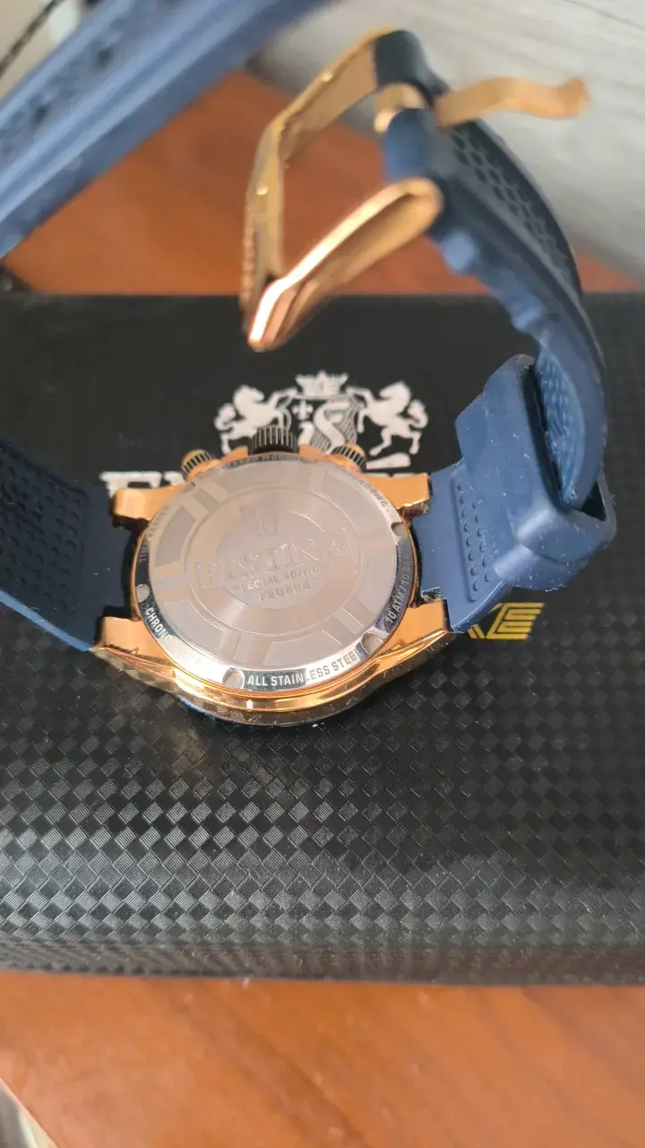 Reloj Festina Edición Especial Azul y Dorado - 3