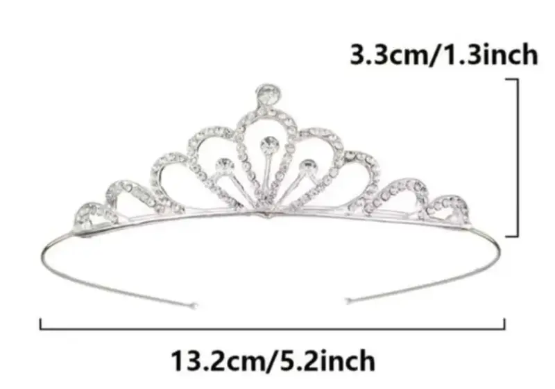 Tiaras - diademas - coronas doradas y plateadas - 4