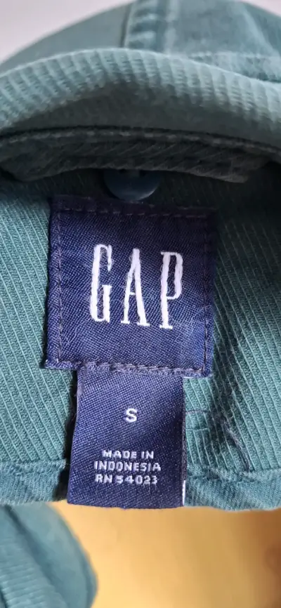 Chaqueta verde de algodón para mujer - miniatura 2