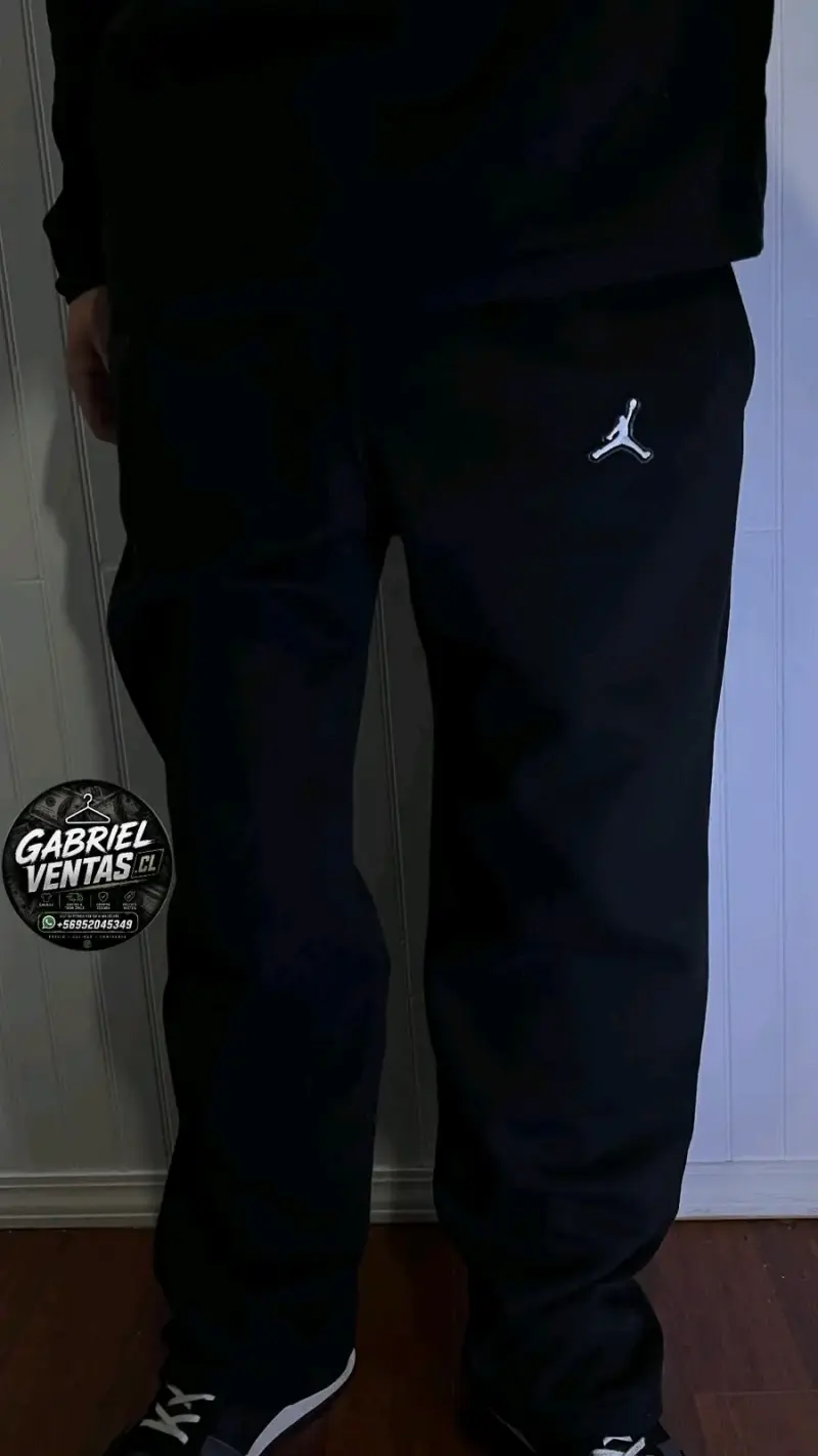 Pantalones deportivos negros con logo - 2