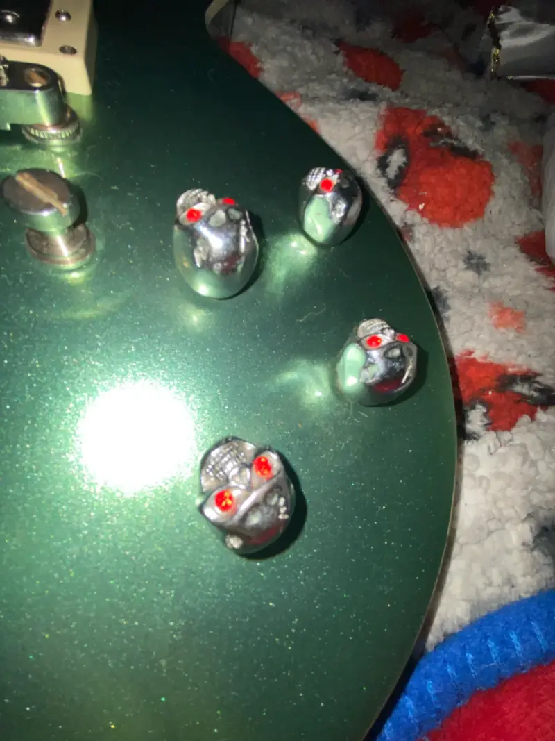 Guitarra eléctrica Epiphone Les Paul muse verde - 2