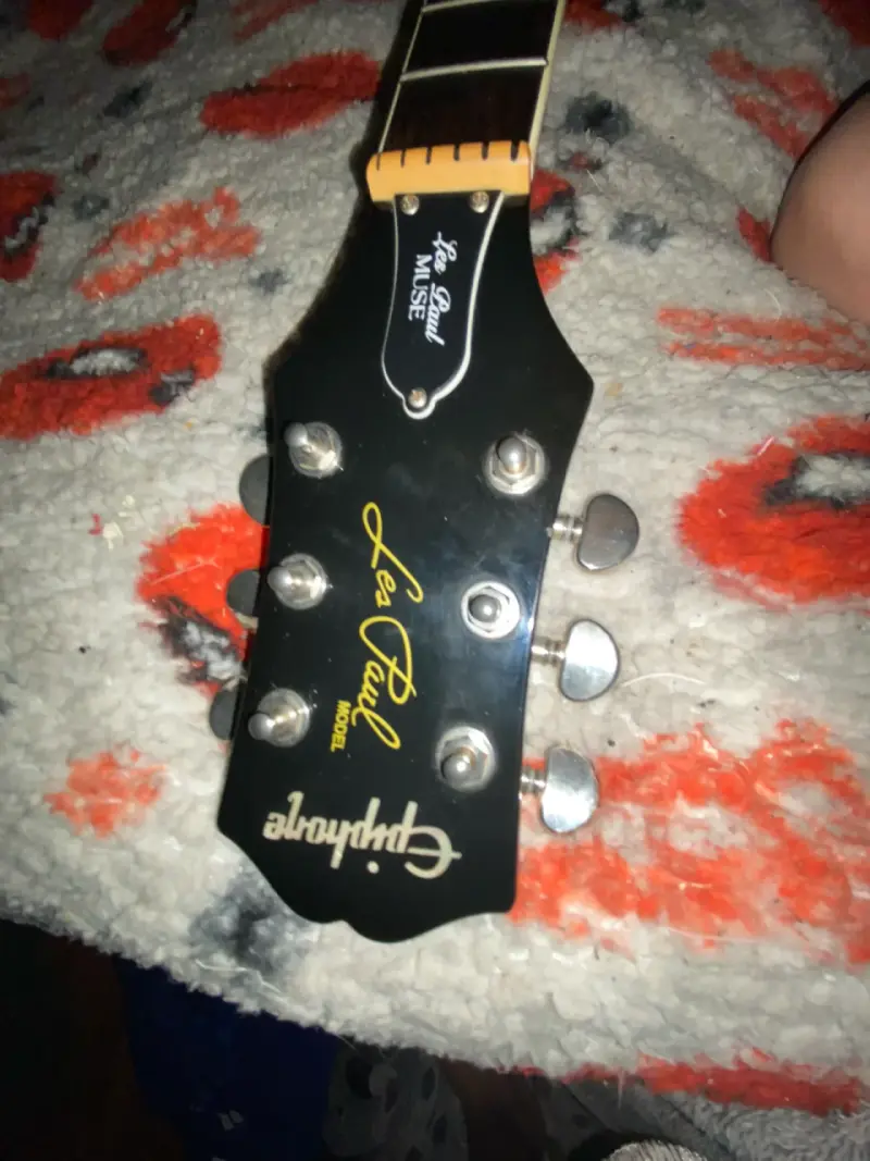 Guitarra eléctrica Epiphone Les Paul muse verde - 4
