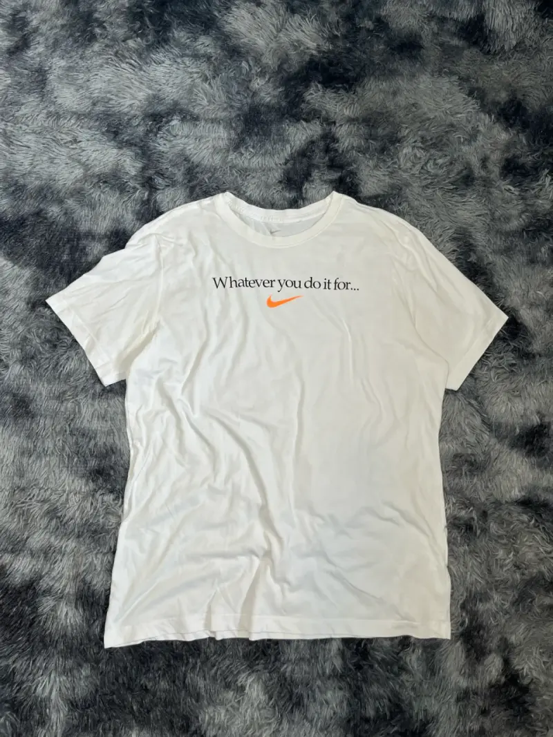 Polera Nike Blanca drifit - 1