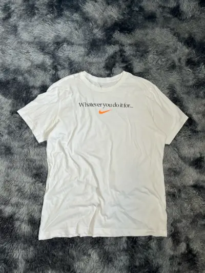 Polera Nike Blanca drifit - miniatura 1