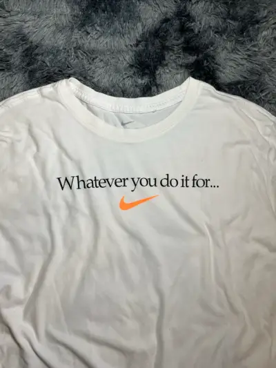 Polera Nike Blanca drifit - miniatura 2