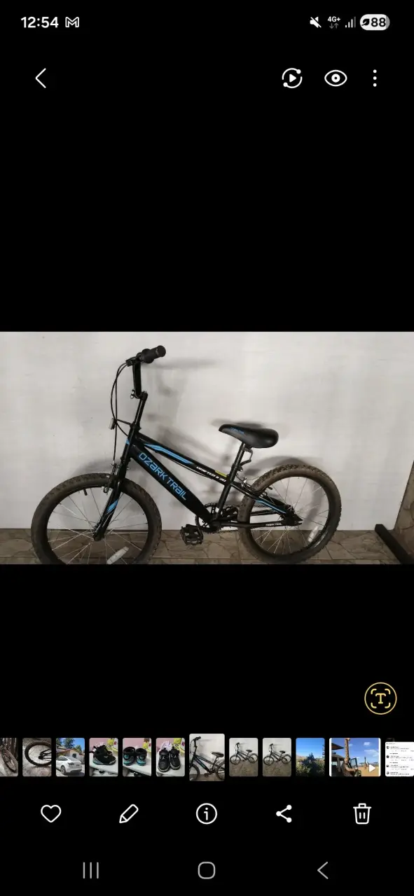 Bicicleta BMX Ozark Trail negra para niños - 3