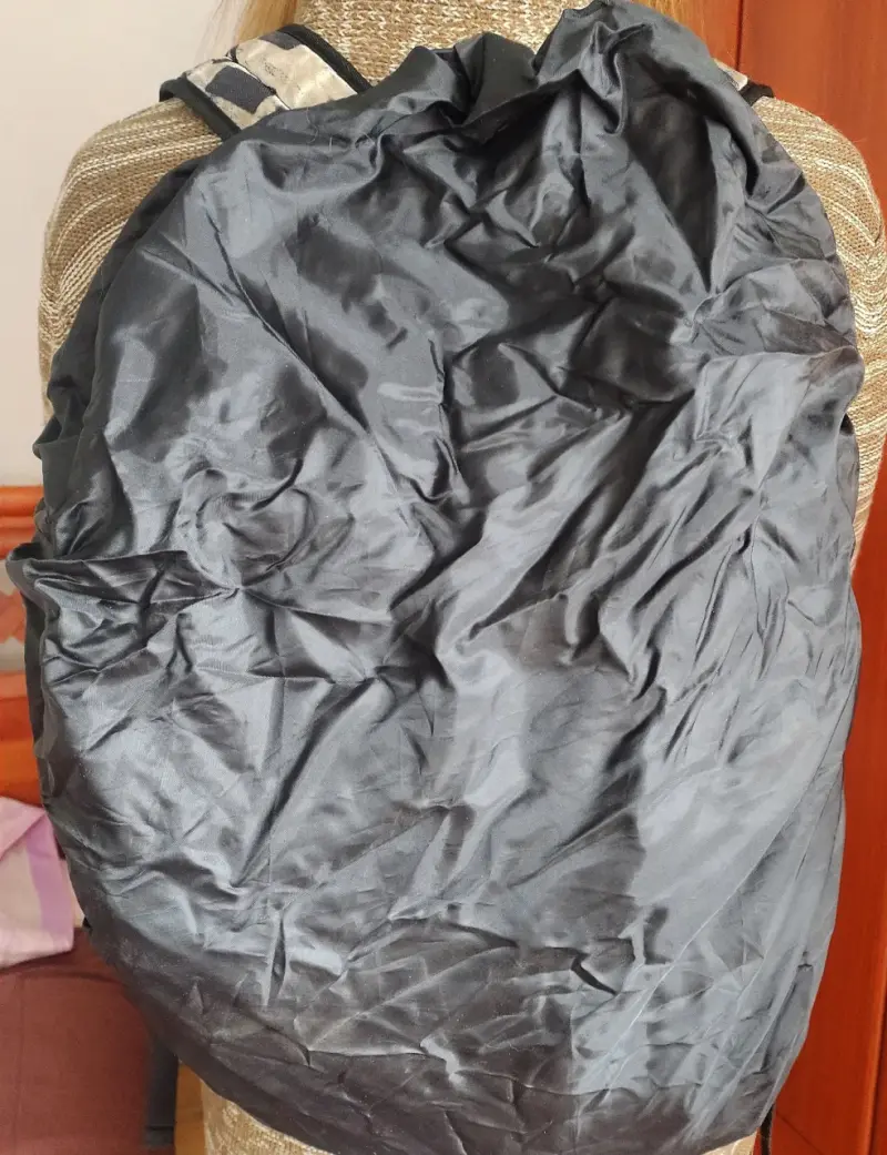 Funda impermeable para mochila negra - 4