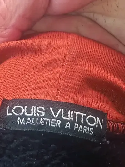 Chaqueta de hombre Louis Vuitton azul con capucha - miniatura 2