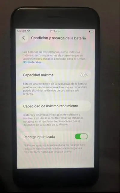iPhone con pantalla de 64GB en buen estado - miniatura 2