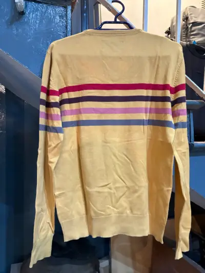 Suéter Americano a rayas multicolor - miniatura 3