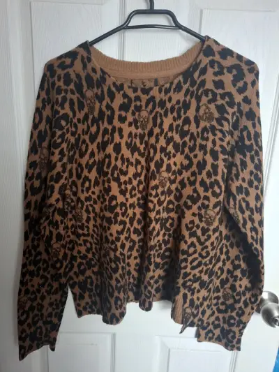 Suéter animal print Foster talla M - miniatura 1