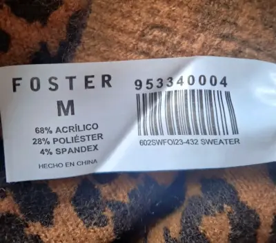 Suéter animal print Foster talla M - miniatura 2
