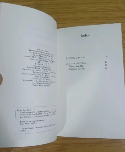 Libro 'A puerta cerrada' de Jean-Paul Sartre - miniatura 3
