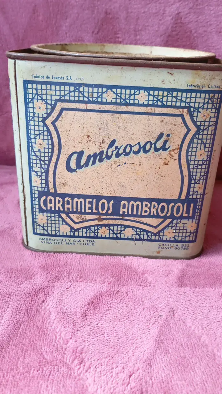 Lata Vintage Caramelos Ambrosoli