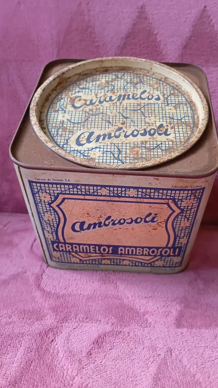Lata Vintage Caramelos Ambrosoli - 2