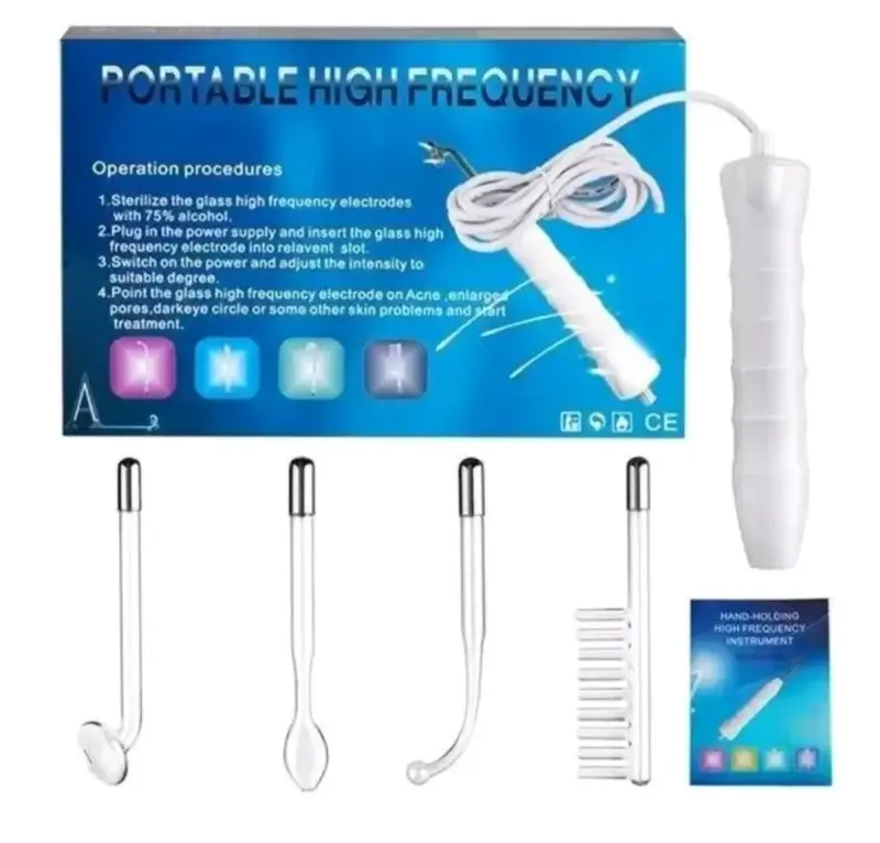Máquina de Alta Frecuencia Portátil para Terapia Facial - 5