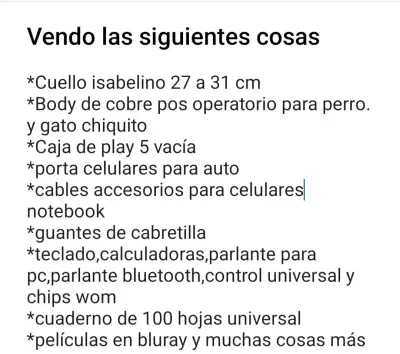 Vendo todo tipo de cosas todo barato - miniatura 1