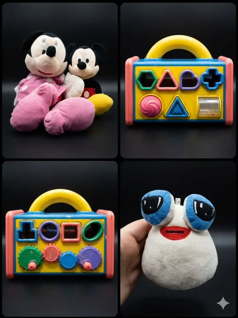 Set de juguetes educativos y peluches Disney