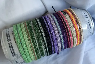 Pulseras de Macramé Hechas a Mano - miniatura 1