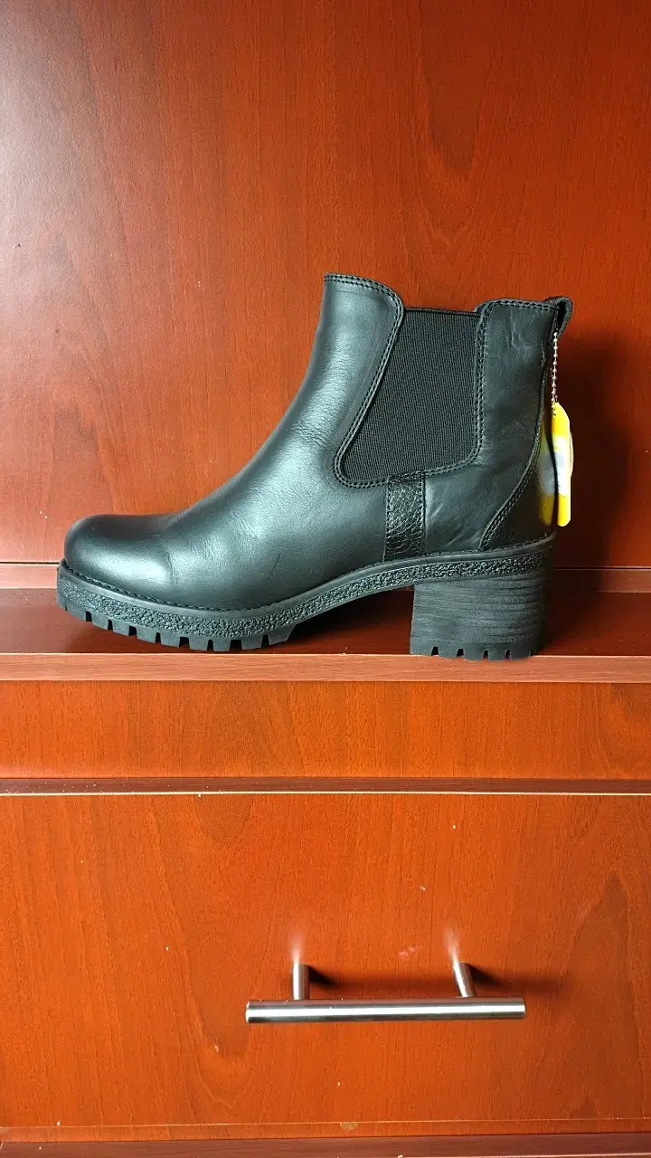 Botines de cuero negro Panama Jack para mujer - 2