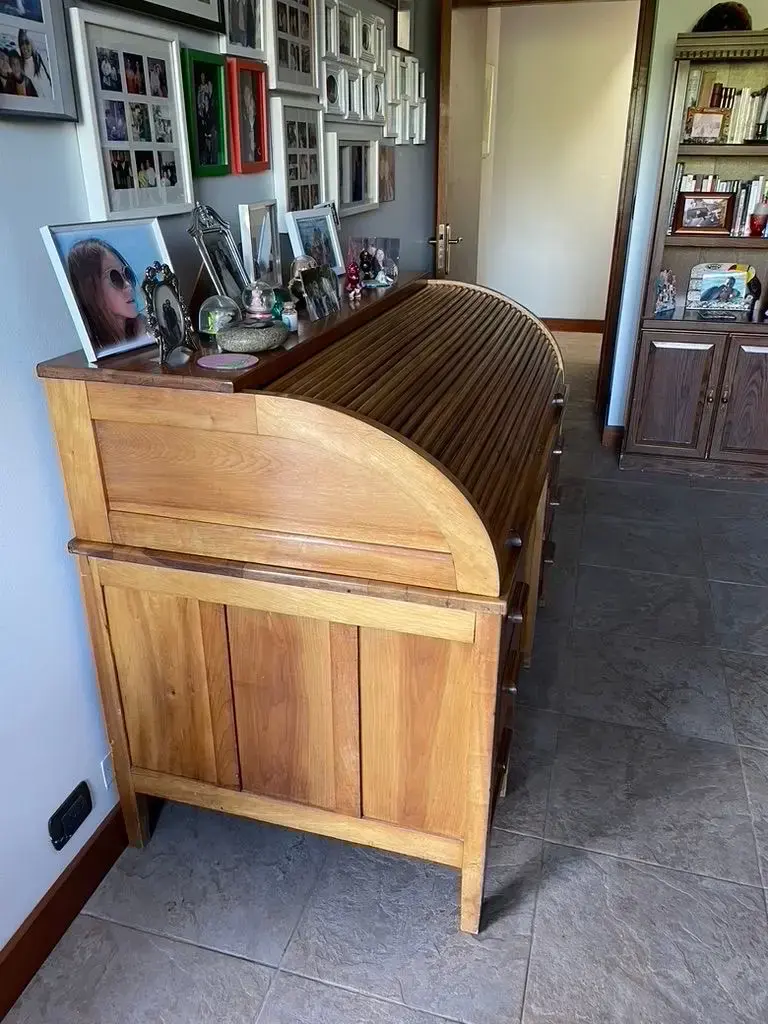 Escritorio Francés de Cortina en Madera Maciza - 4