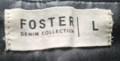 Falda de cuero negra Foster Denim Collection - miniatura 2