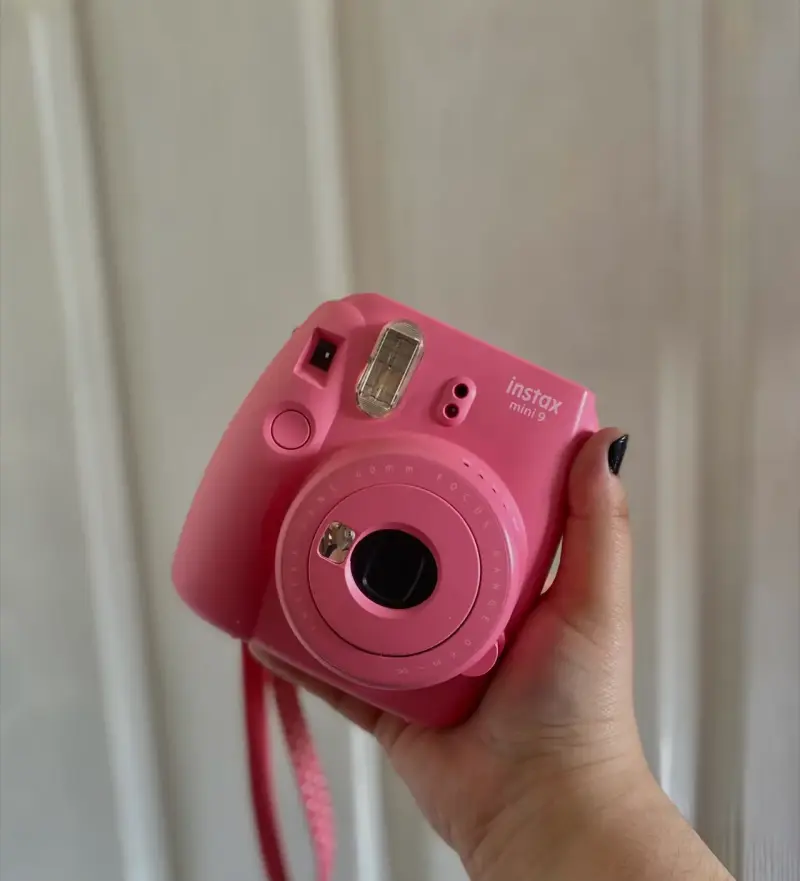 Cámara instantánea Instax Mini 9 rosa - 1