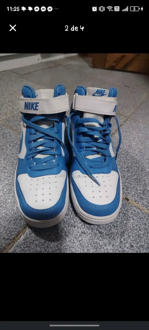 Zapatillas Nike azules de caña alta - 1