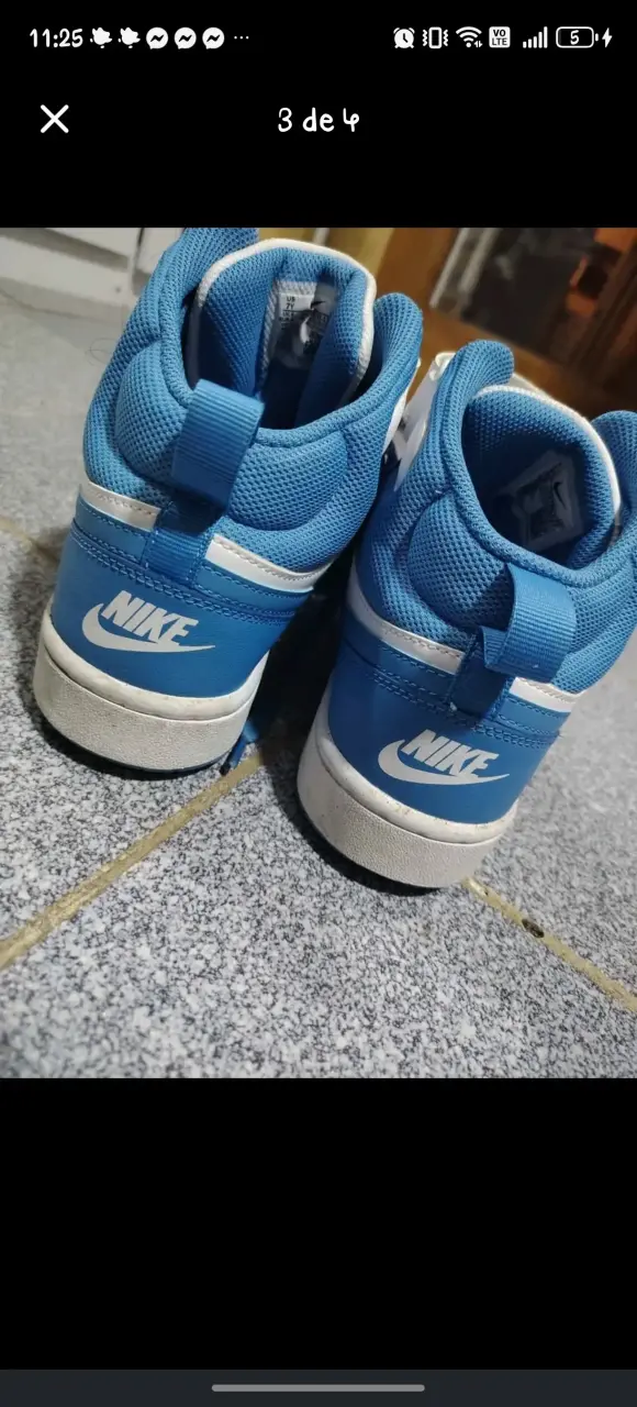 Zapatillas Nike azules de caña alta - 3